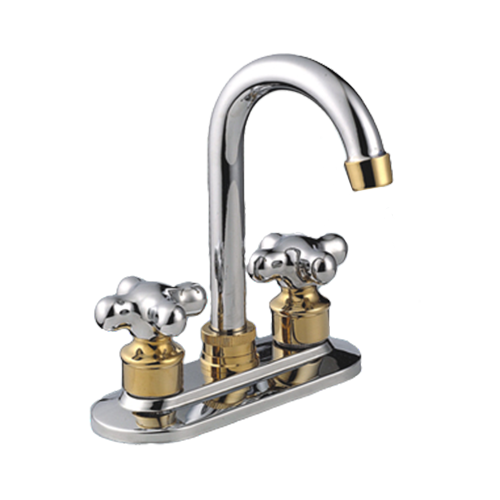 Grifo lavabo ABS 4 inchesdoble manija YM-4049