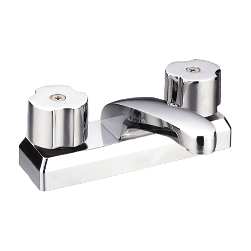 Grifo de lavabo / grifo de baño de ABS con manijas dobles de 4 