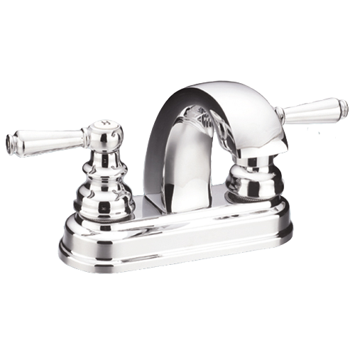 Grifo de lavabo / grifo de baño de ABS con manijas dobles de 4 