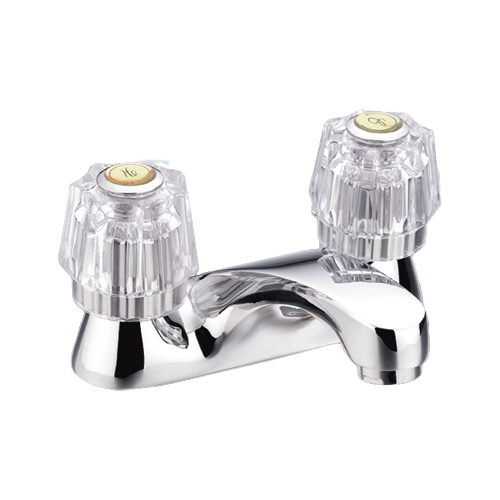 Grifo de lavabo / grifo de baño de ABS con manijas dobles de 4 