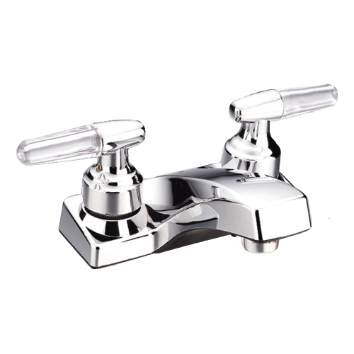 Grifo de lavabo / grifo de baño de ABS con manijas dobles de 4 