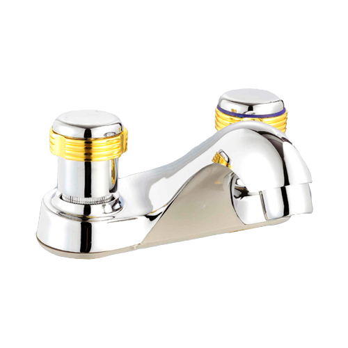 Grifo de lavabo de zinc de 4 