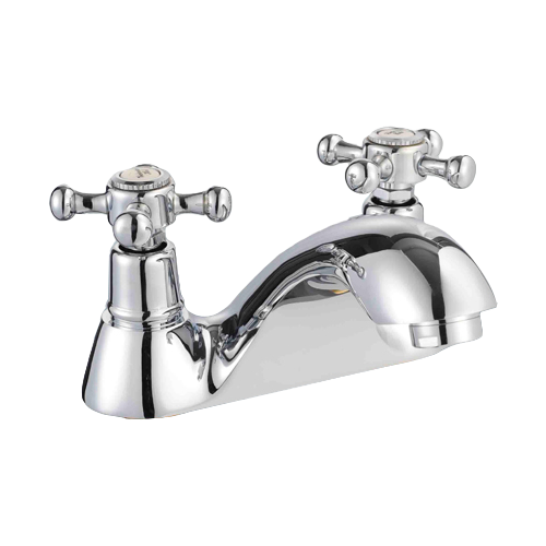 Grifo de lavabo de zinc de 4 