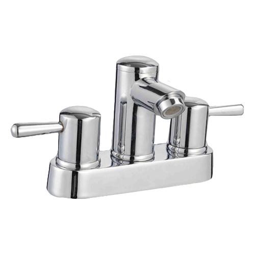 Grifo de lavabo de zinc de 4 