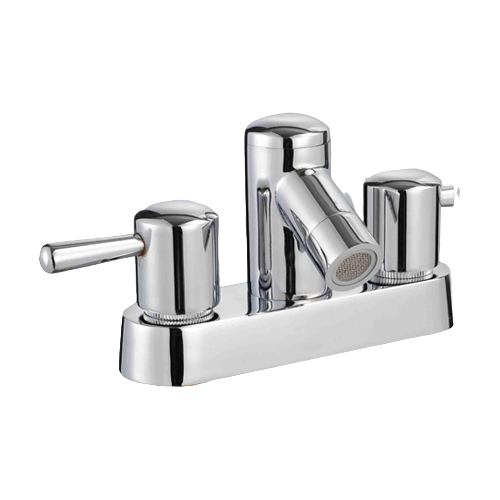Grifo de lavabo de zinc de 4 